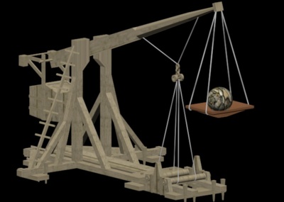 投石车(有贴图)_he十二作品_武器火炮器械_cg模型网