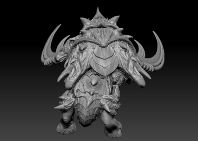 ultralisk 雷兽 猛犸 哥斯拉异形怪兽怪兽雕塑异虫虫族兵种异形变种