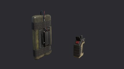 次世代 c4炸药 军用火药 游戏道具 定时炸弹 烈性炸药 遥控炸弹