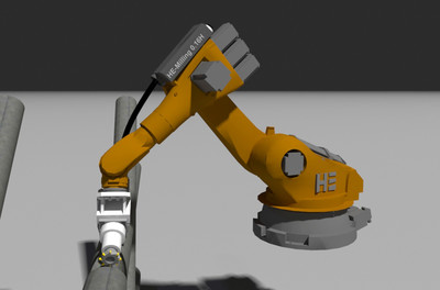 he milling robot-kuk_上中上作品_机械/器械工业设备_cg模型网