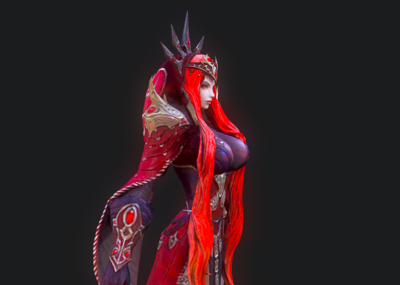 次世代 红衣女 女法师 长袍法师 女巫 女魔法师 女祭司 性感妩媚 美女