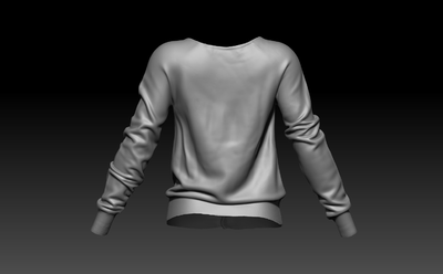 zb高模 衣服 中年人服装 外套 毛衣_盒子动画作品_生活用具穿戴服饰_c