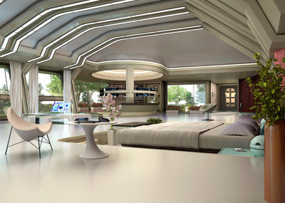 写实未来科幻室内场景,未来世界,未来室内,科幻空间,场景,max模型