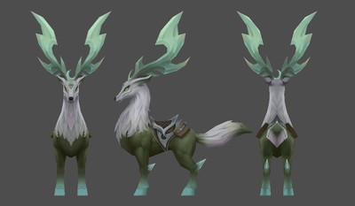 大鹿坐骑,神鹿坐骑,仙鹿,麋鹿,灵鹿