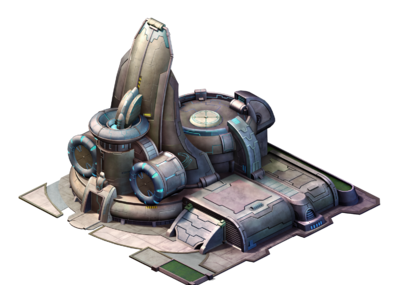 太空设备 太空站 3个大楼 _limo万岁作品_建筑科幻建筑_cg模型网