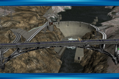 模型制作于2016年当时和王大师一起配合制作了此套胡佛大坝的模型