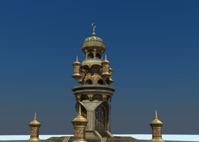 塔防游戏箭塔建筑,方塔建筑,西方藏式建筑,尼泊尔建筑,圆顶建筑,圆塔