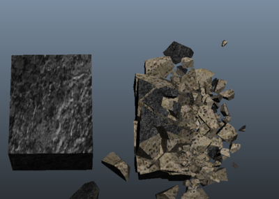 形状的石头破碎成碎石官方提示:1,如该资源发布者无特别说明,模型结构