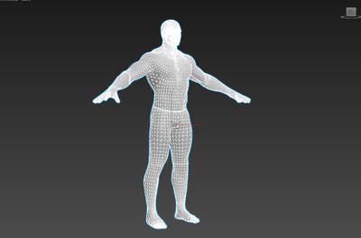 肌肉男人3d模型