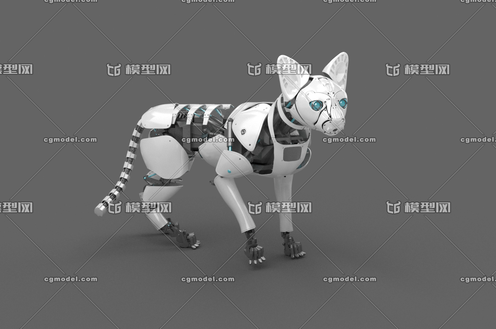 机器猫3d模型_abinbin123作品_动物机器动物_cg模型网