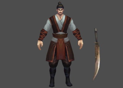 古代男人 民兵模型-男人模型库-3ds Max(.max)模型下载-cg模型网