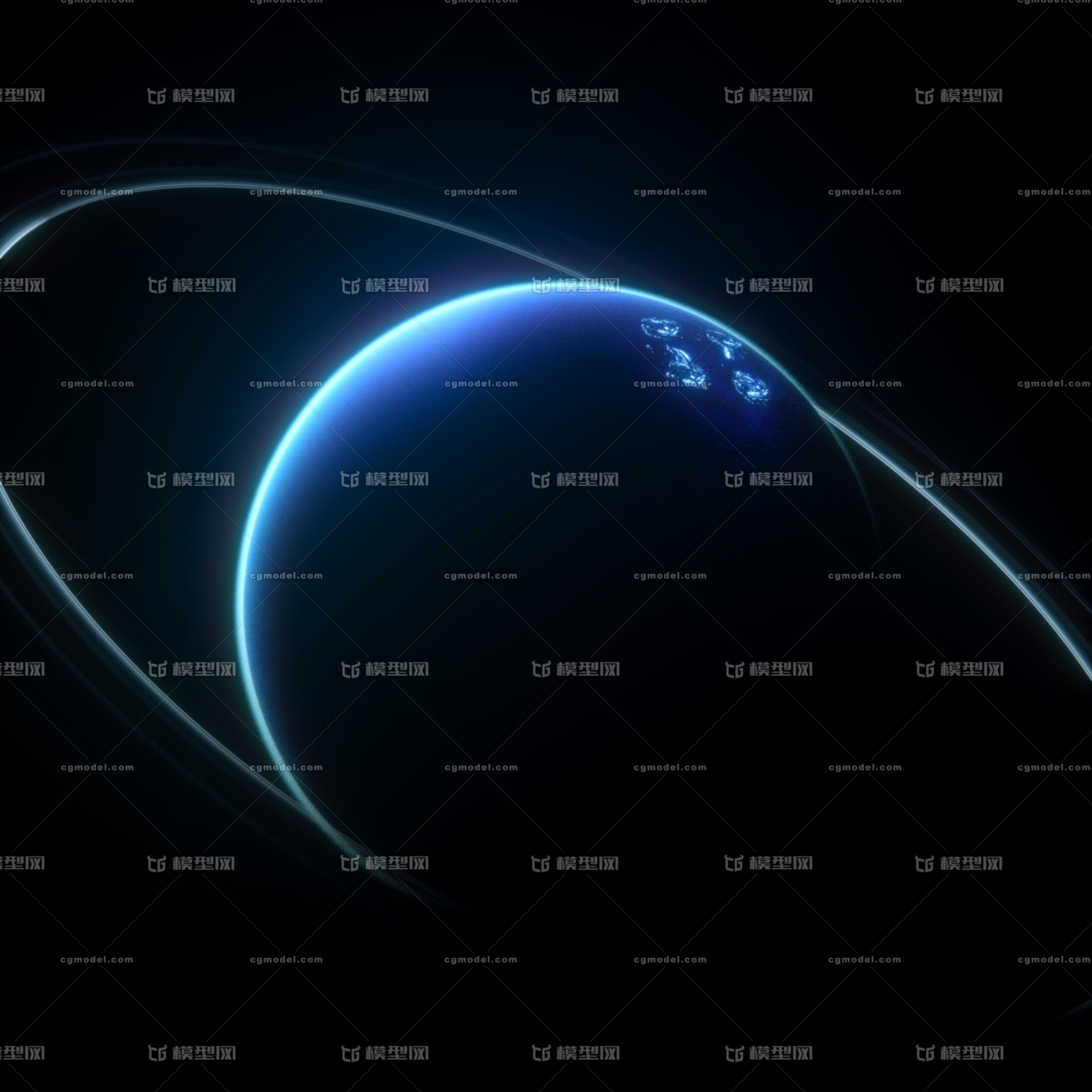 影視海王星5k neptune 科幻場景宇宙星雲隕石星球月球死星銀河系太陽