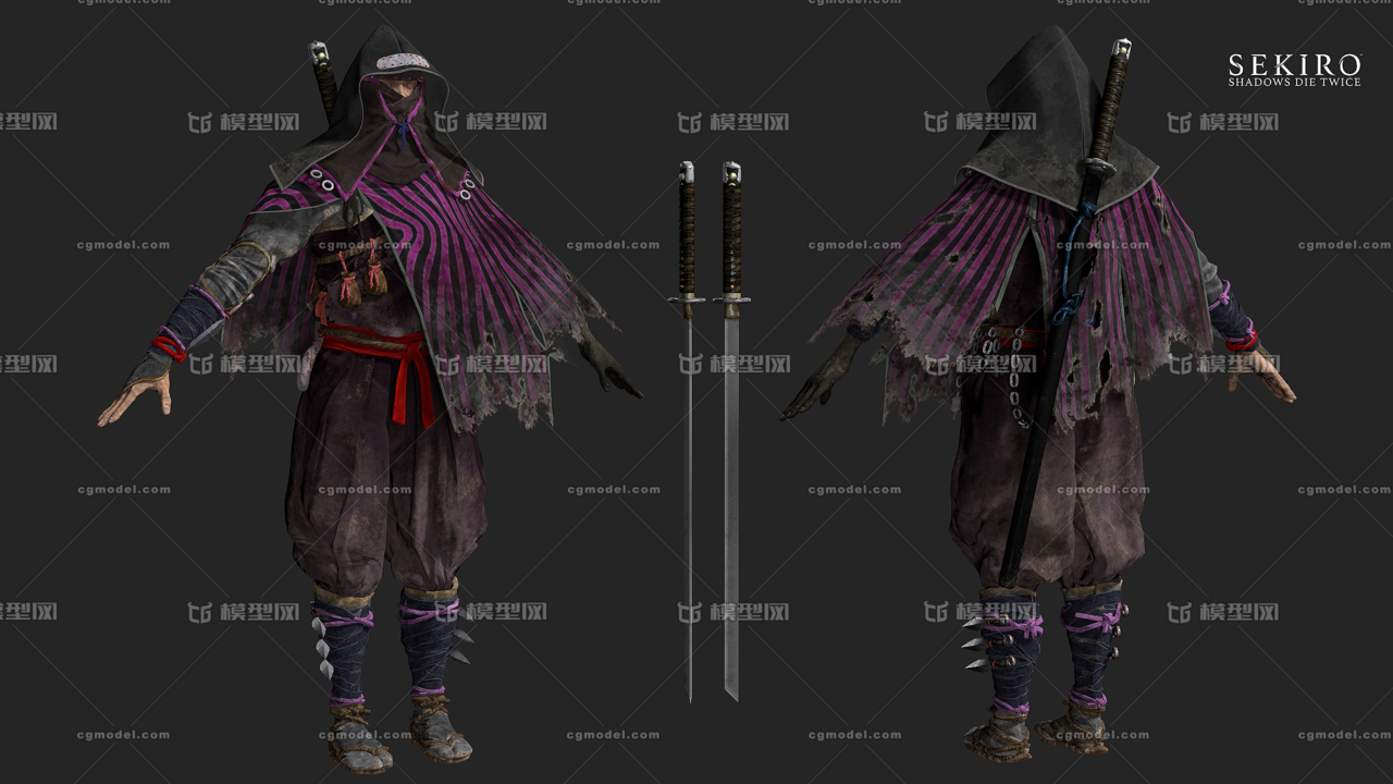 次世代忍者角色只狼孤影众