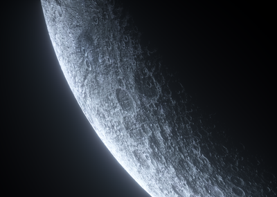 影视写实月球月亮luna 8k 科幻场景_凌风工作室作品_场景自然场景场景