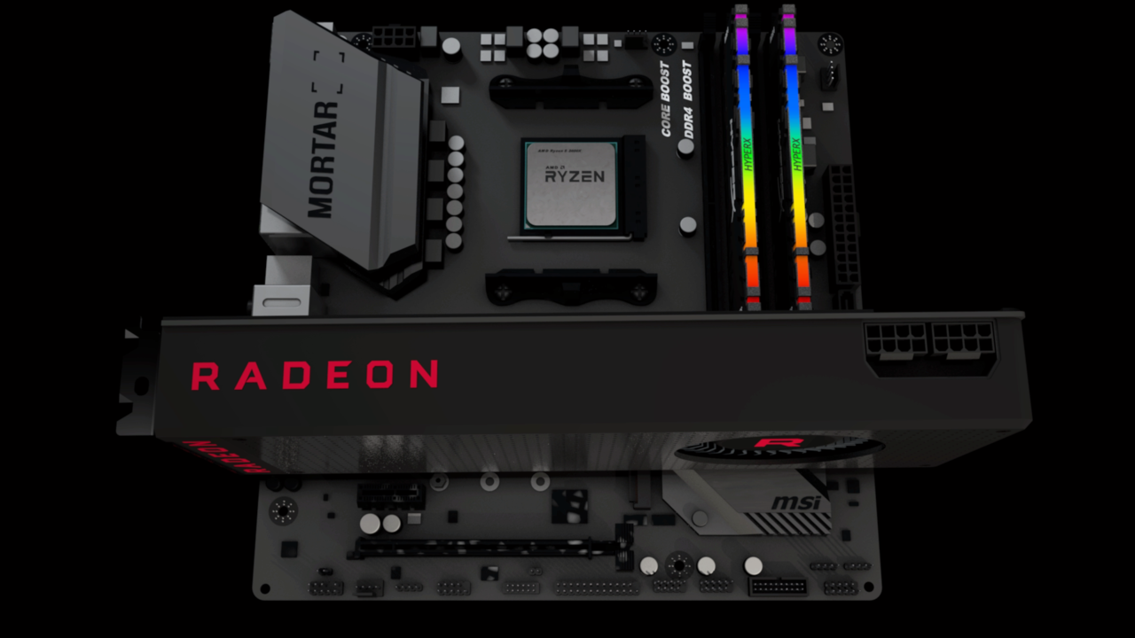 b450m迫击炮 2600x hyperx3200 v