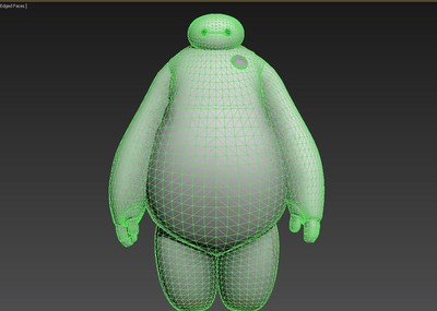 超能陆战队-大白 Baymax模型-机器人/机甲模型库-3ds Max(.max)模型下载-cg模型网