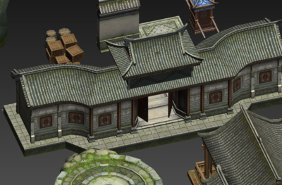 【古代群楼02】写实古代宫殿场景,含元殿,古建筑,宫殿,古城,建筑群