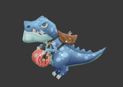 恐龙车 恐龙坐骑 恐龙 蓝色恐龙