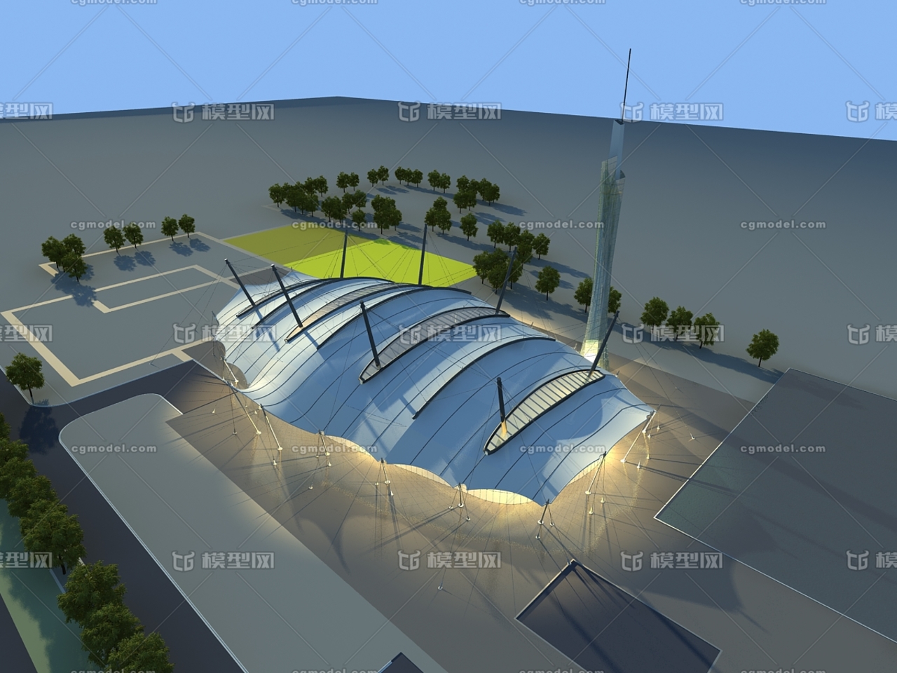 体育馆,运动中心,膜结构,钢结构,场馆,健身中心