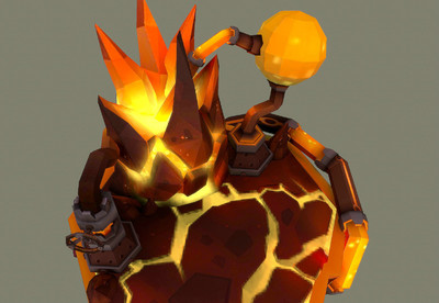 卡通 火山熔炉场景 火炉场景 fire 手绘贴图 q版 火属性场景