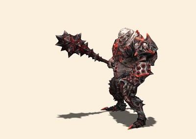 大boss对打动画 恶魔与丧尸_魔道传奇作品_人物异形怪物_cg模型网