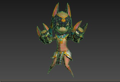 带动画 卡通埃及女战士 古埃及公主 egypt 角色