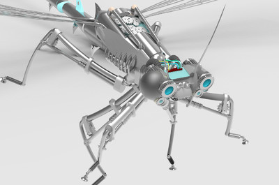 机械蜻蜓3d模型官方提示:1,如该资源发布者无特别说明,模型结构,精度