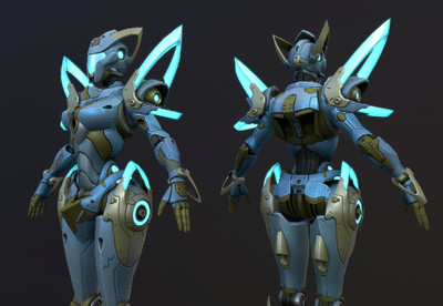 高质量 光明使者- 战斗机甲 次世代 女性机甲 科幻装甲 scifi mech