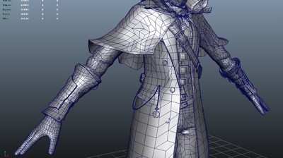 高质量次世代猎人套装 战士 刺客套装 中_joechief作品_人物男人_cg