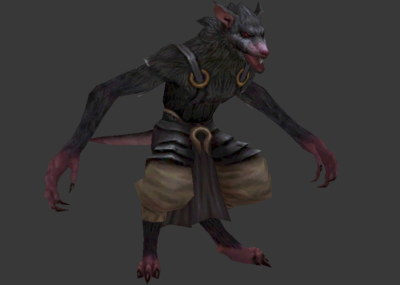 老鼠精耗子精老鼠怪物灰毛老鼠