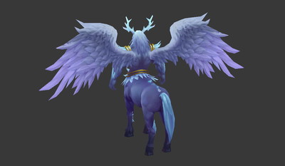 老年半人马,高等精灵,白色半兽人,天使翅膀,鹿角精灵