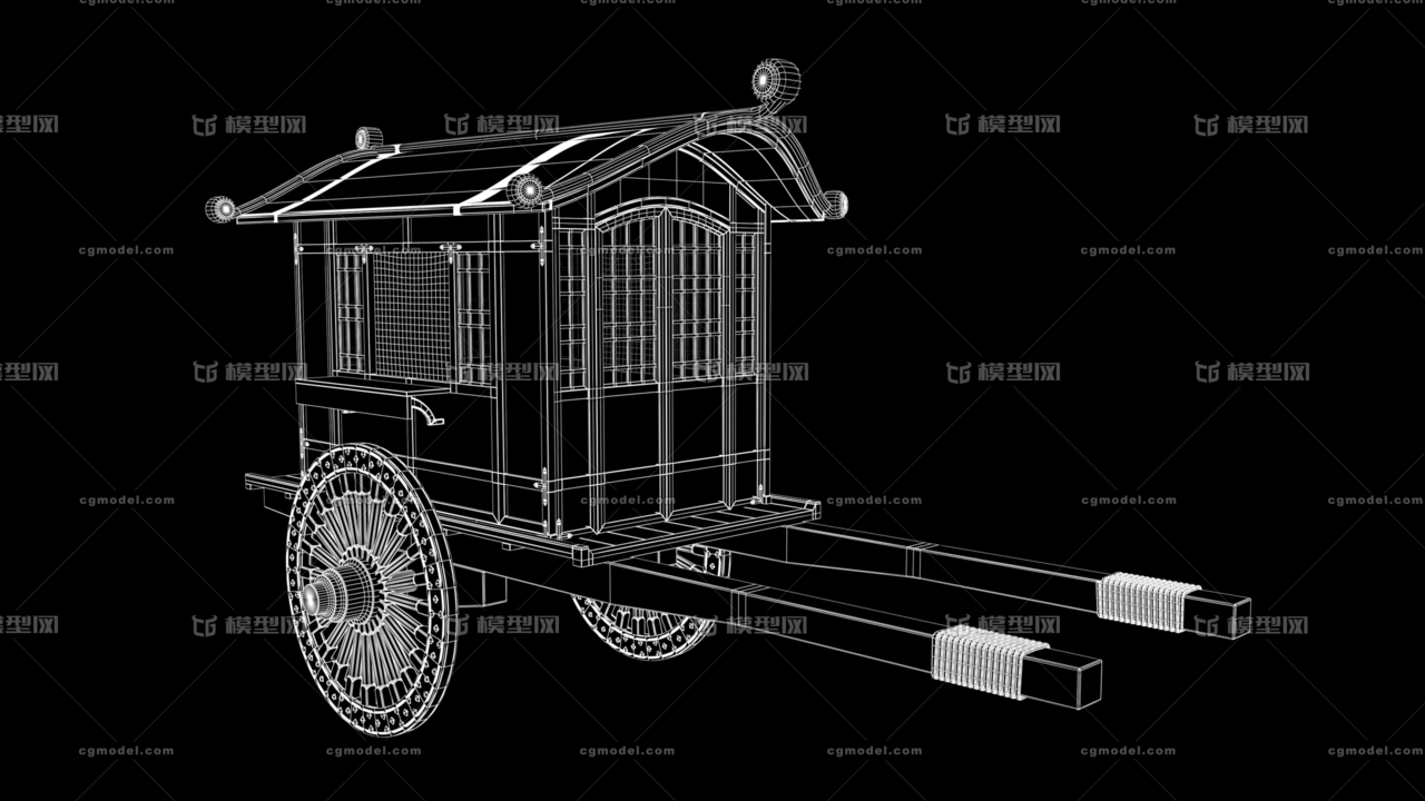 馬車,古代馬車,精模