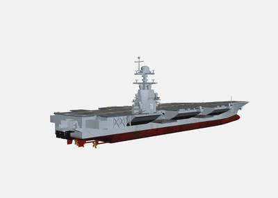 杰拉尔德·r·福特号航空母舰模型-军舰模型库-maya(.ma/.