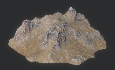 高细节超写实次世代山脉10 山体 岩石 山峰 沟壑 高山 丘陵 高原 平原