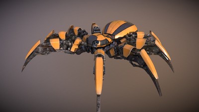 蜘蛛机器人模型