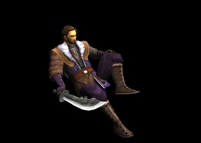 古代人物土匪大刀客男子