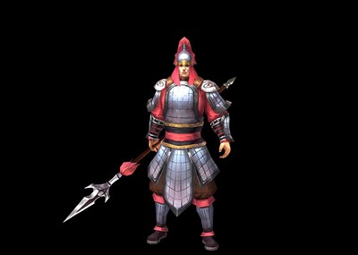 古代士兵守卫官兵