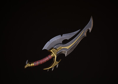 卡通大刀模型_150390作品_武器冷兵器_cg模型网