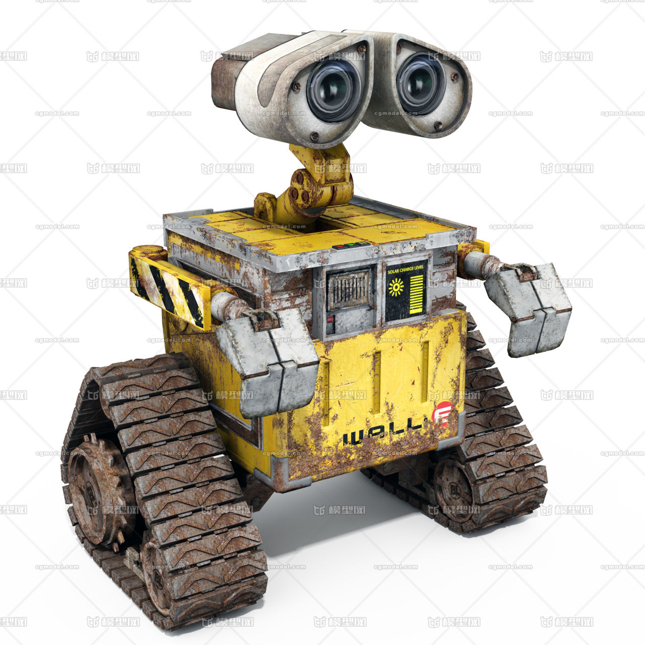 WallE瓦力机器人模型-机器人／机甲模型库-3ds Max(.max)模型下载-cg模型网