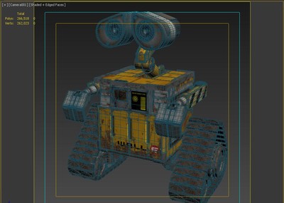 WallE瓦力机器人模型-机器人／机甲模型库-3ds Max(.max)模型下载-cg模型网