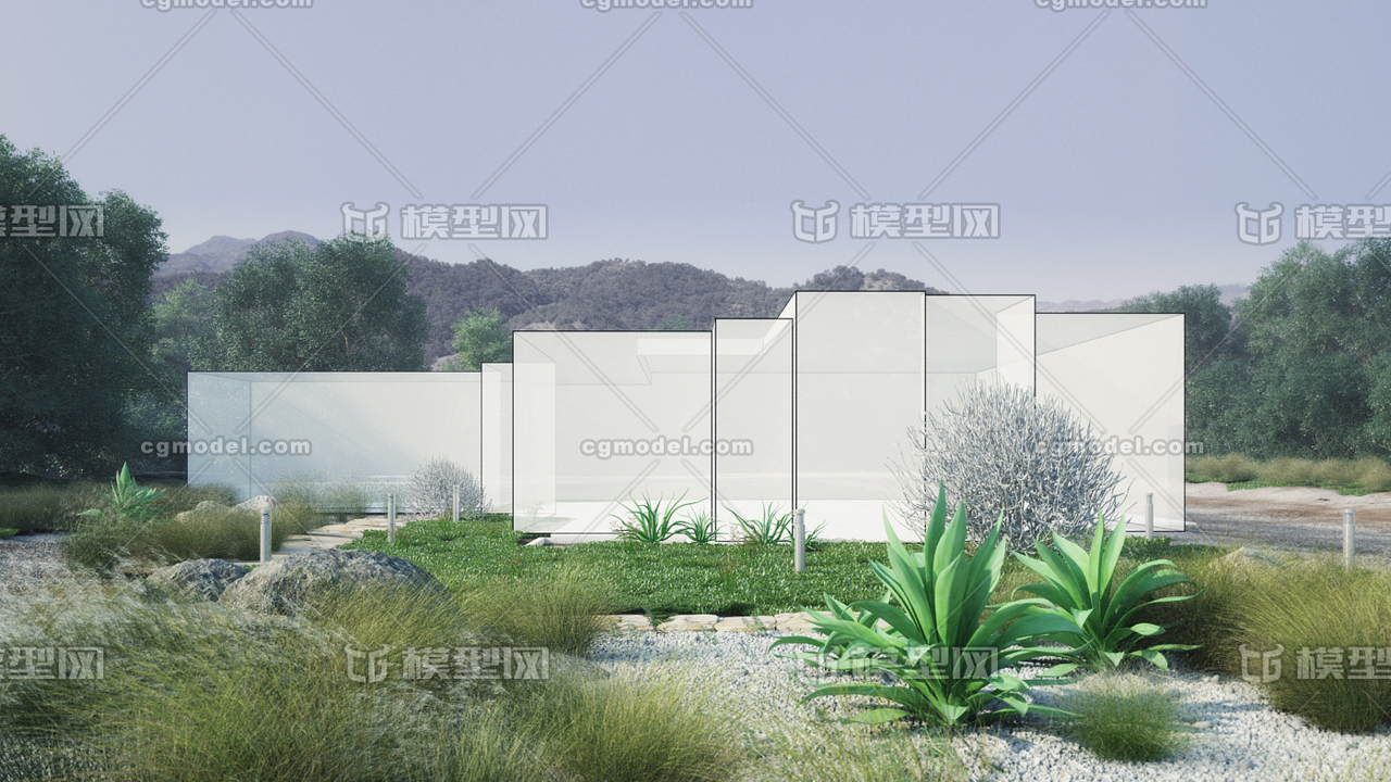 **模型08模型-现代场景模型库-3ds Max(.max)模型下载-cg模型网