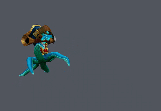 带完整动画 卡通 章鱼 海盗 手绘 八爪鱼 octopus 加勒比海盗