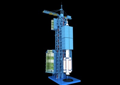 火箭发射塔 发射场 长征 火箭 中国航天 发射架 发射中心 机械