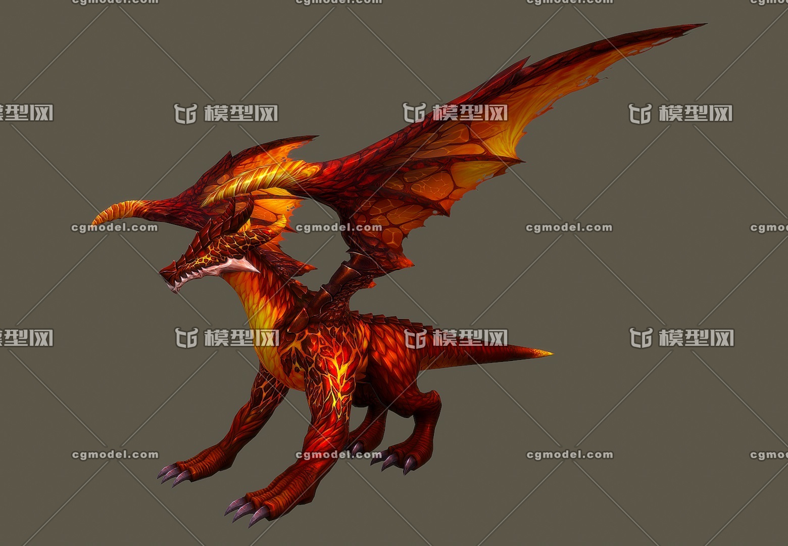 精美 贴图  赤焰魔龙  火龙  fire  dragon   飞龙 恶龙