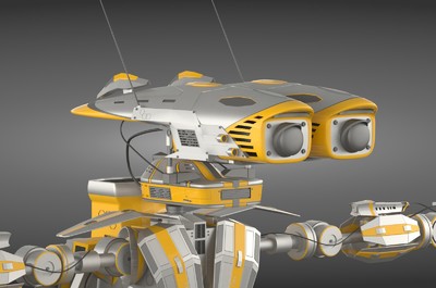 太空机器人3d模型_abinbin123作品_人物机器人/机甲人物机器人/机甲