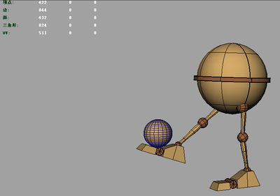 初学者实用 两腿_原创maya练习作品_特效动画/插件动作_cg模型网