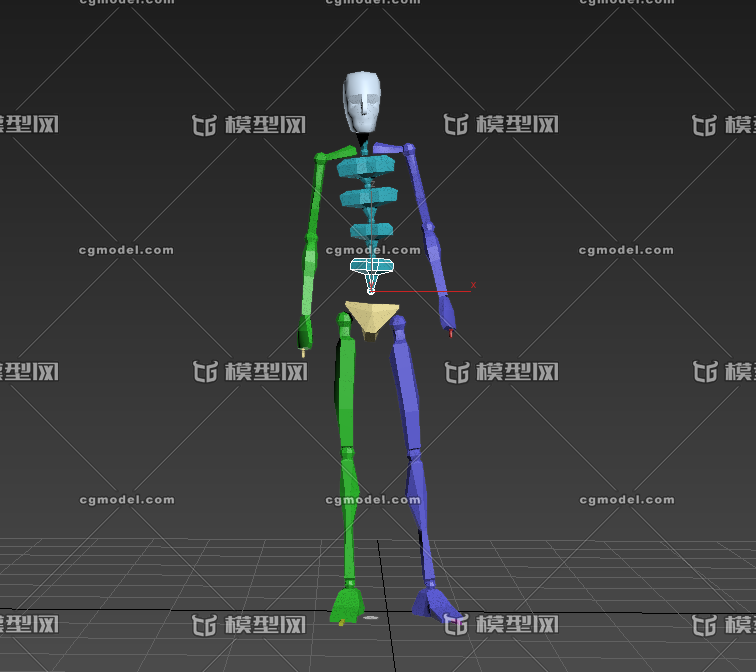 国外一组骨骼动画参考