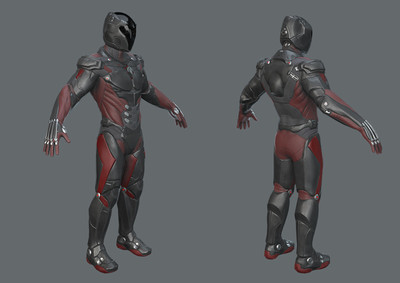 pbr次世代 生化服 武装服 战斗套装 生化战士 科幻战士 装甲 机甲