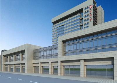 大楼 门诊楼,医疗综合楼,办公楼_yeyongwen作品_场景现代场景_cg模型