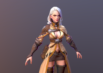 次世代 中世纪 女魔法师 战法 女游侠 女剑客 魔导士 女战士 布甲 女